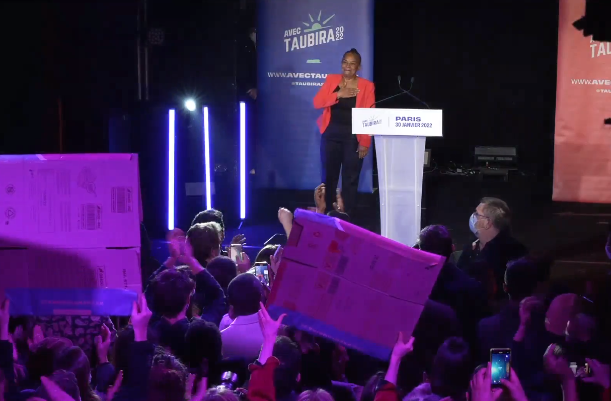 Christiane Taubira, candidate à l’élection présidentielle: « Nous avons une belle route devant nous »
