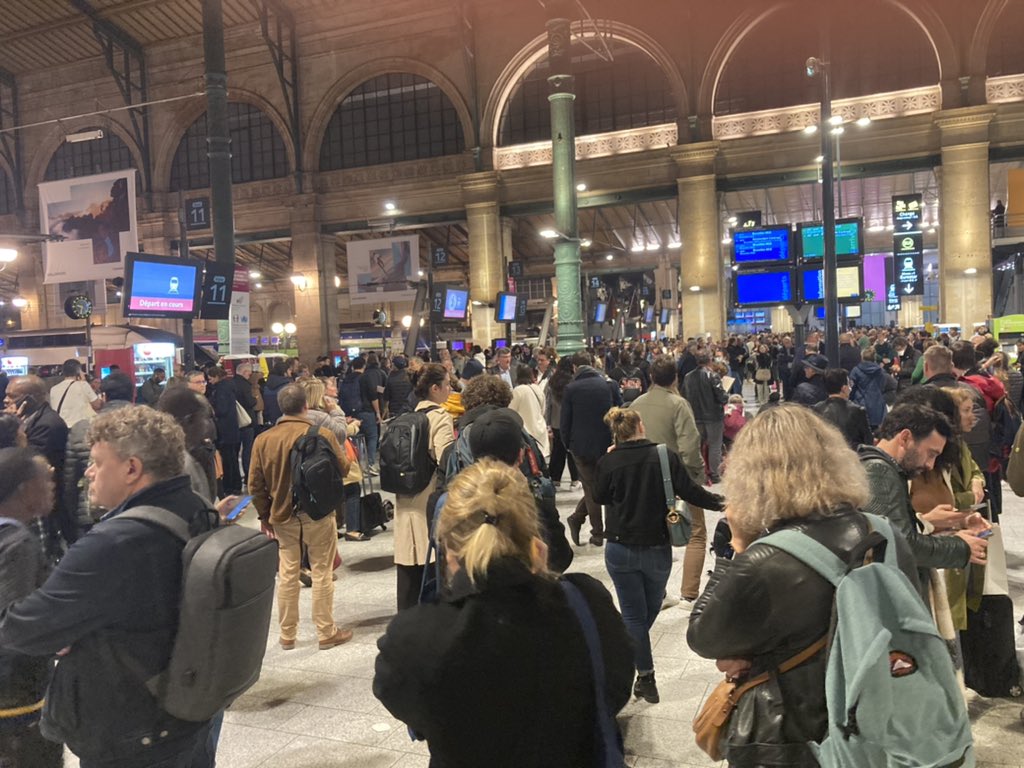 [Gare du Nord] Des malaises et des gens sur les voies; des trains avec plus de 4 heures de retard vers les Hauts-de-France